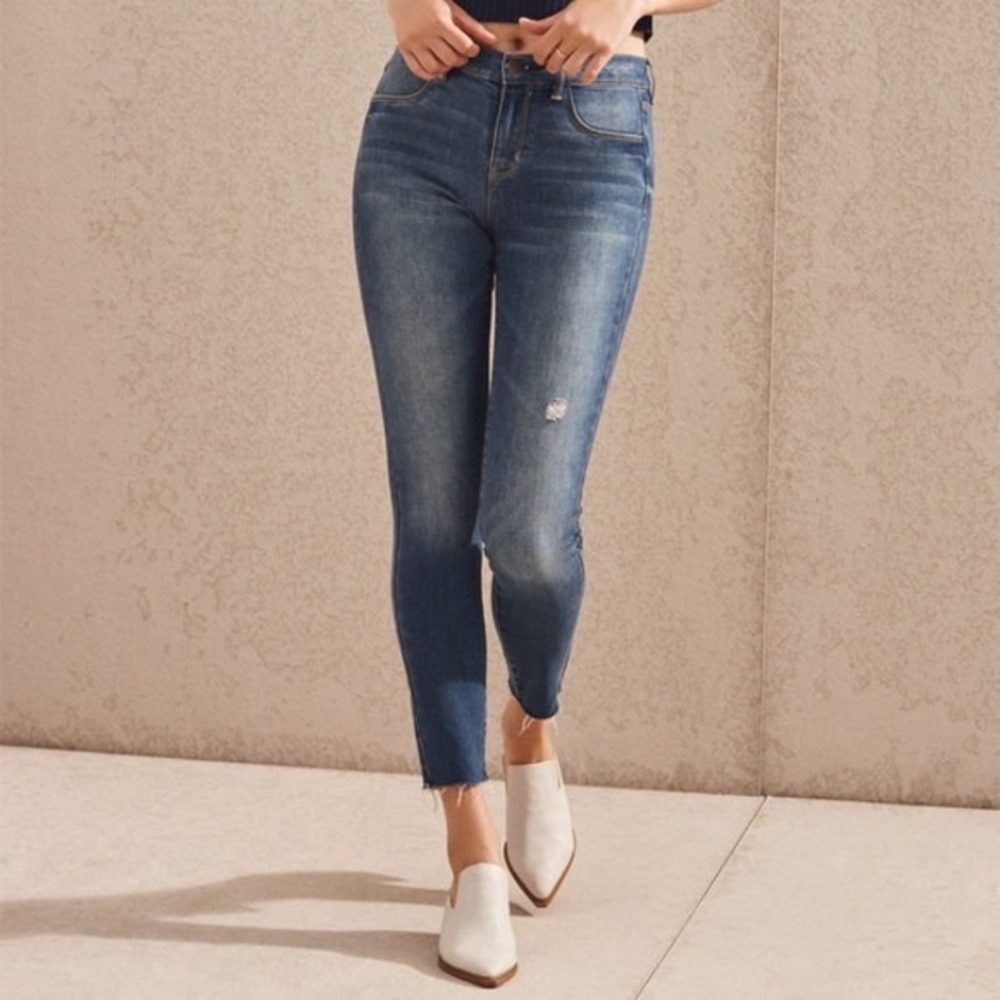 PacSun Blue Ankle Jeggings
